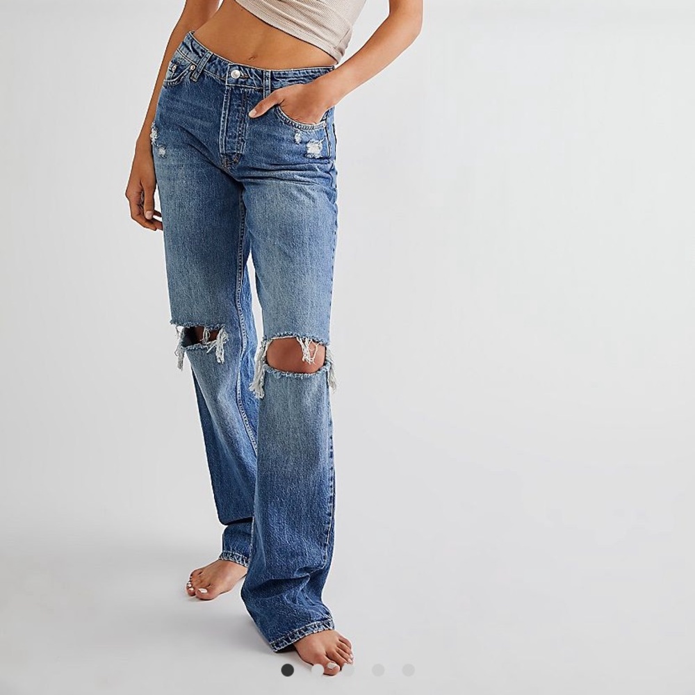 Free People Wild Flower Jeans